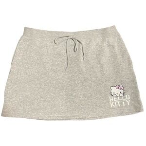 NEW Hello Kitty Mini Tennis Skirt Gray w/ Pockets Women's‎ XXL 2XL Sanrio NWT